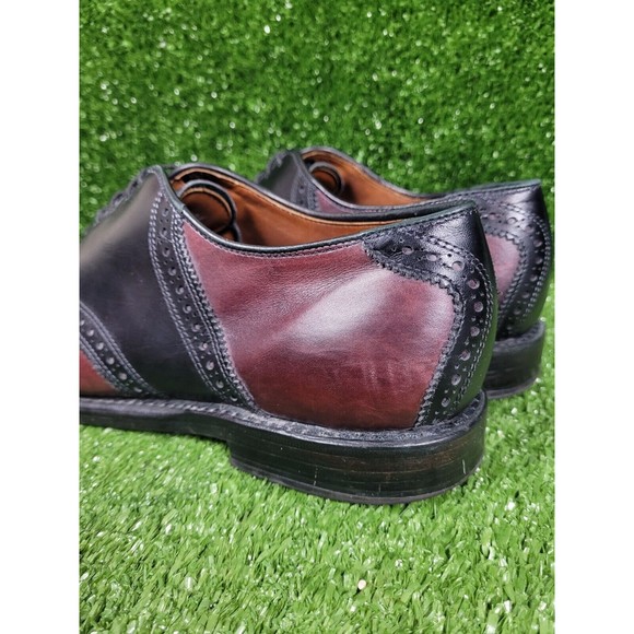 Men's Two-Tone Leather Dress Shoes - Picture 6 of 14
